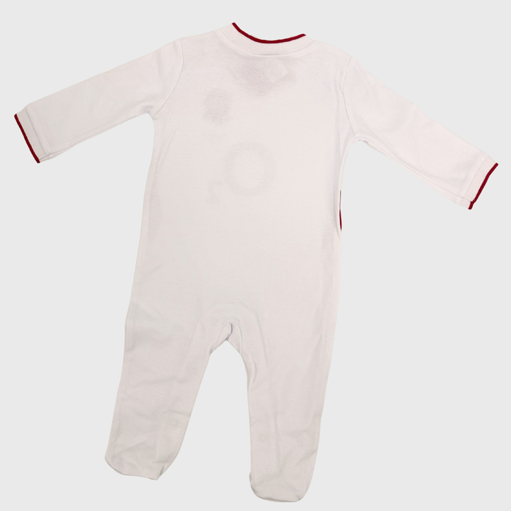 Brecrest England Rugby Home Baby Sleepsuit 2025/26