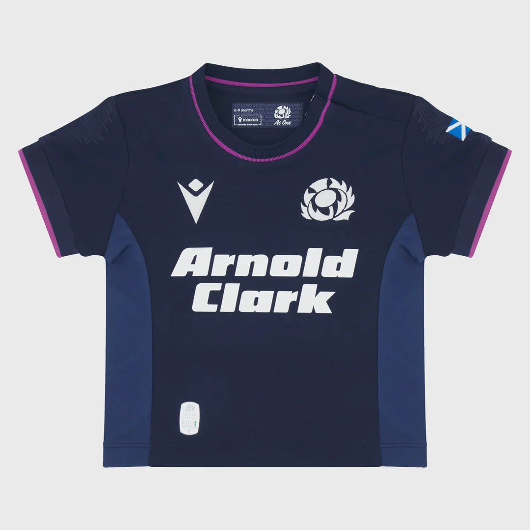 Macron Scotland Baby Home Replica Rugby Shirt 2025/26 - Rugbystuff.com
