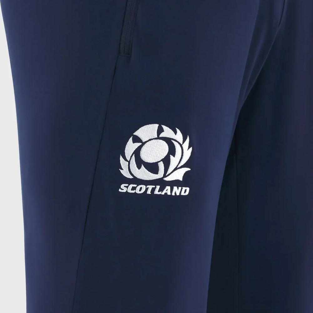 Macron Scotland Rugby Kid's Fitted Track Pants Navy/Purple 2025/26 - Rugbystuff.com