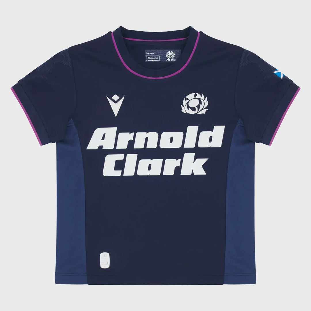Macron Scotland Infant Home Replica Rugby Shirt 2025/26 - Rugbystuff.com
