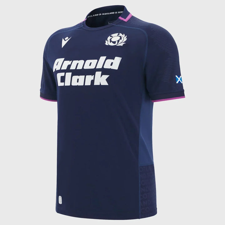 Macron Scotland Kid's Home Replica Rugby Shirt 2025/26 - Rugbystuff.com
