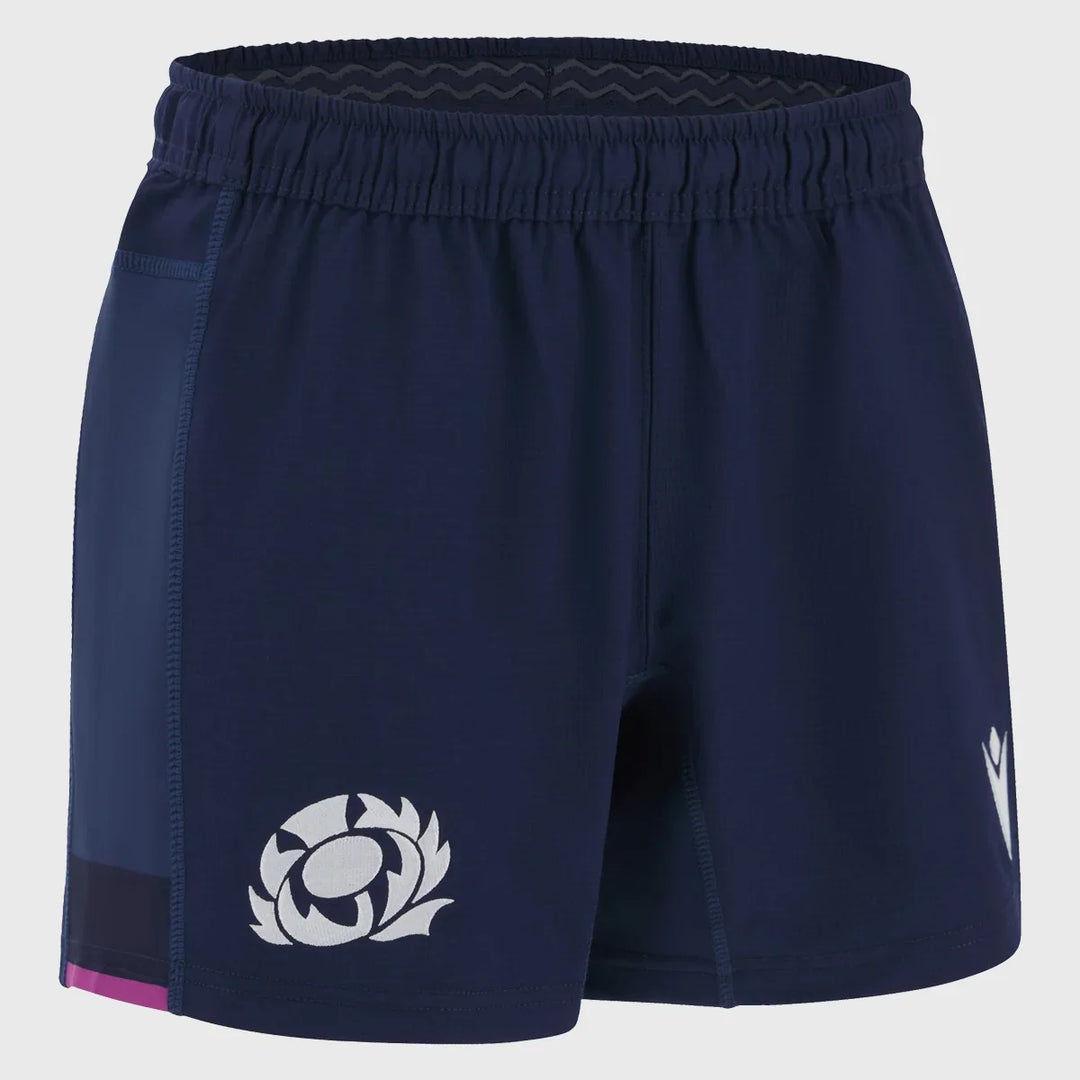 Macron Scotland Women's Home Rugby Shorts 2025/26 - Rugbystuff.com