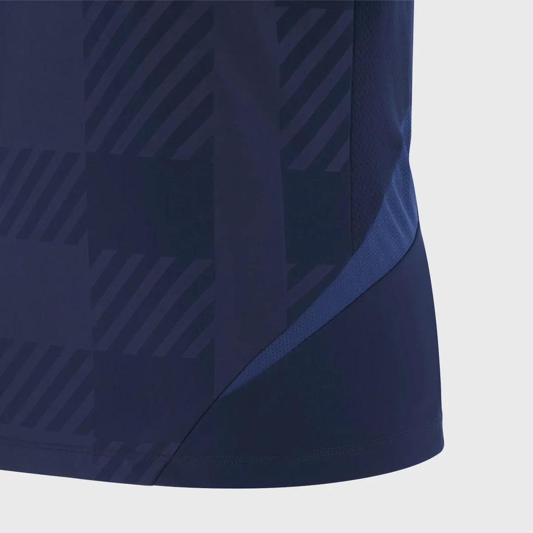 Macron Scotland Rugby Women's Poly Tee Navy/Purple 2025/26 - Rugbystuff.com