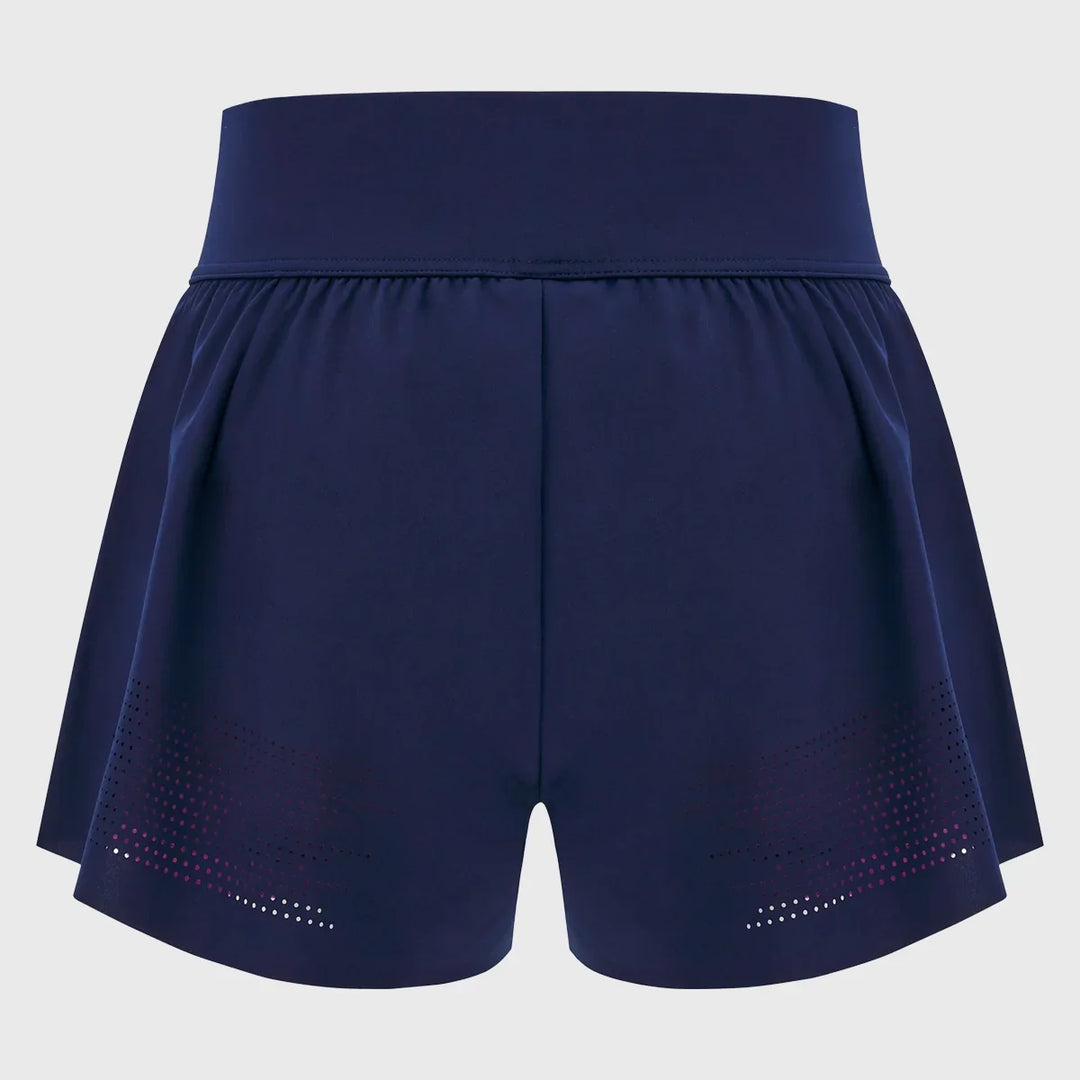 Macron Scotland Rugby Women's Shorts Navy/Purple 2025/26 - Rugbystuff.com