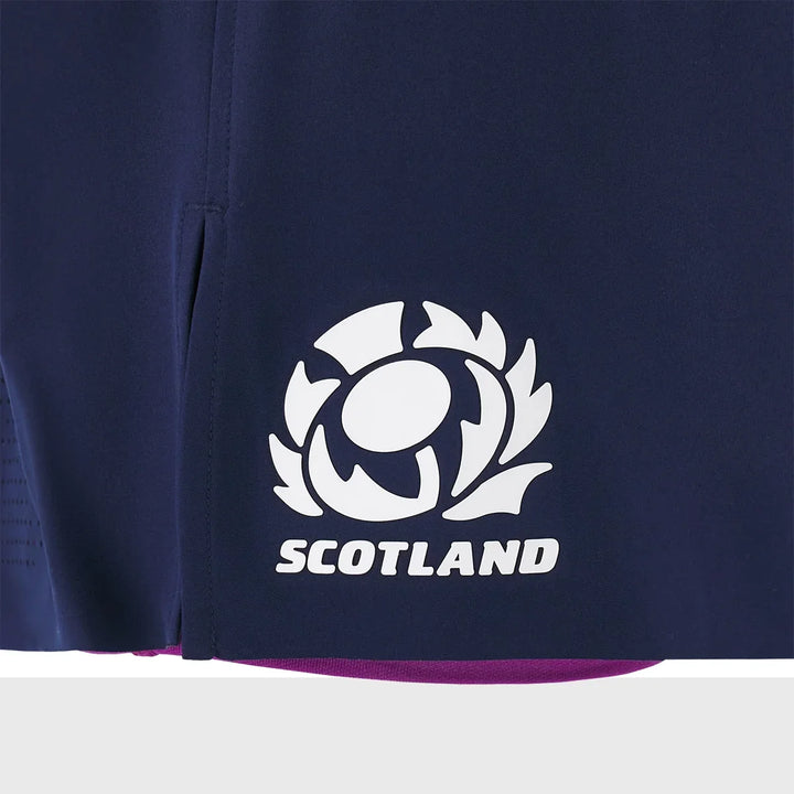 Macron Scotland Rugby Women's Shorts Navy/Purple 2025/26 - Rugbystuff.com