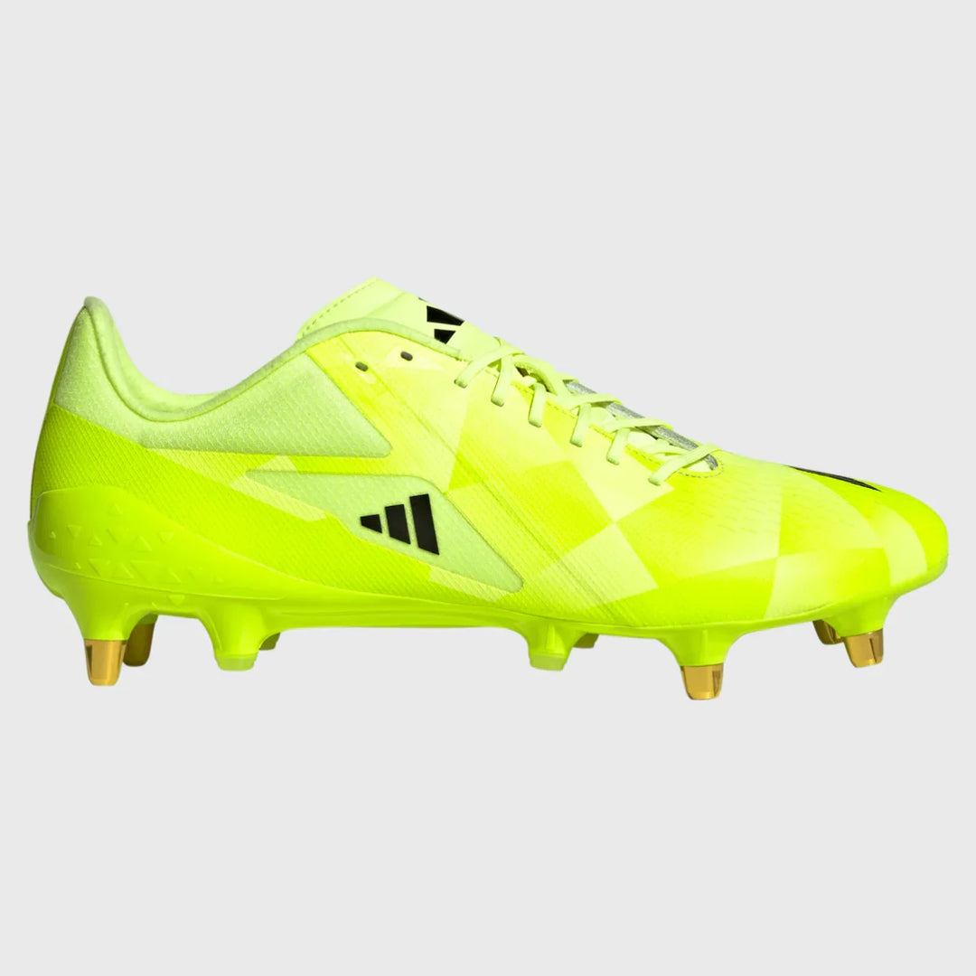 Adidas Adizero RS15 Pro SG Rugby Boots Hi-Res Yellow - Rugbystuff.com