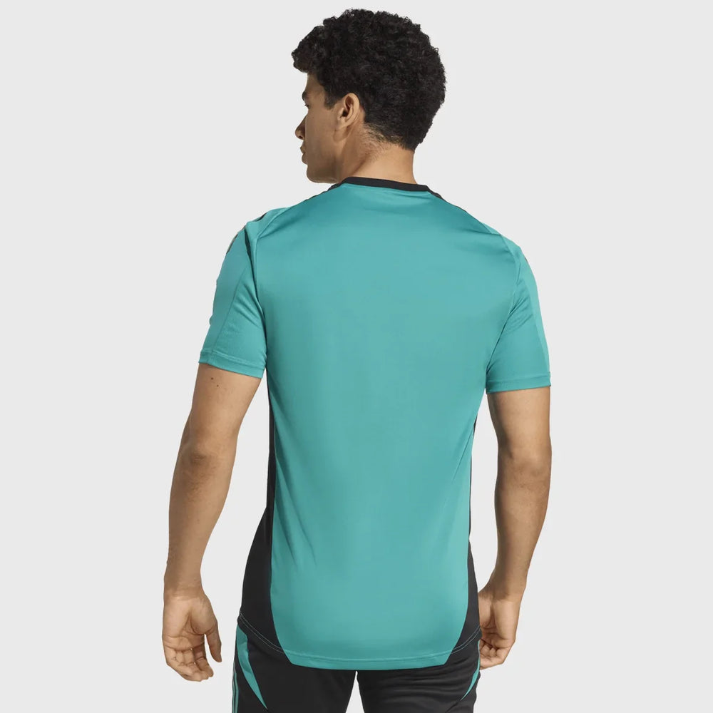 Adidas All Blacks Performance Tee Pure Teal - Rugbystuff.com