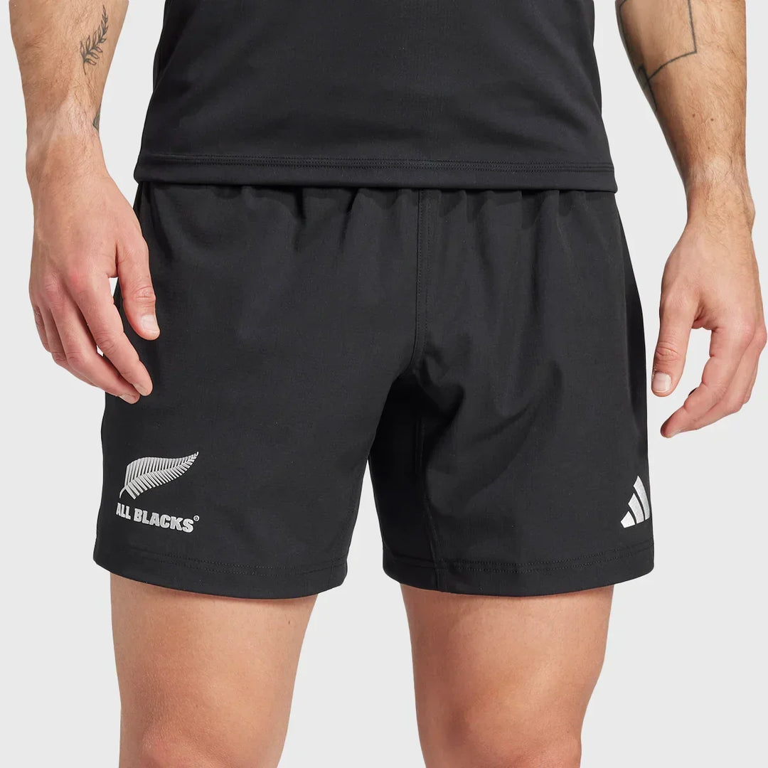 Adidas All Blacks Home Rugby Shorts 2025/26 - Rugbystuff.com