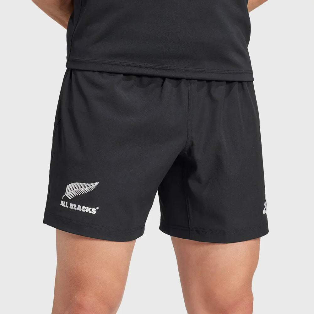 Adidas All Blacks Home Rugby Shorts 2025/26 - Rugbystuff.com