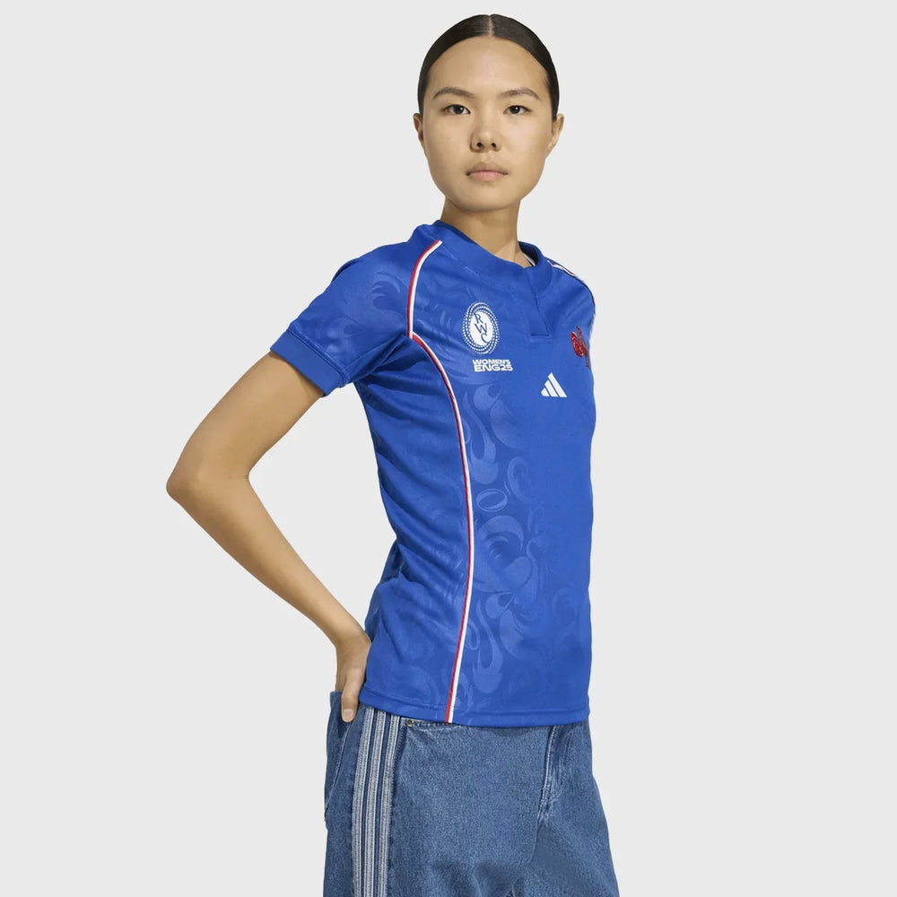 Adidas France WRWC 2025 Women's Home Jersey - Rugbystuff.com