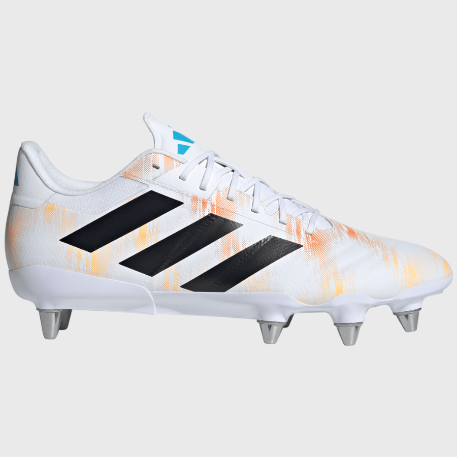 Adidas Kakari RS SG Rugby Boots White/Orange/Blue – Rugbystuff.com
