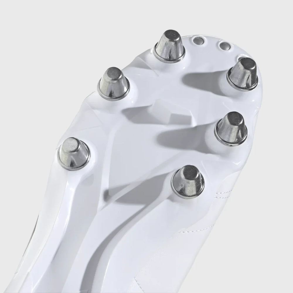 Adidas Kakari SG Rugby Boots White - Rugbystuff.com