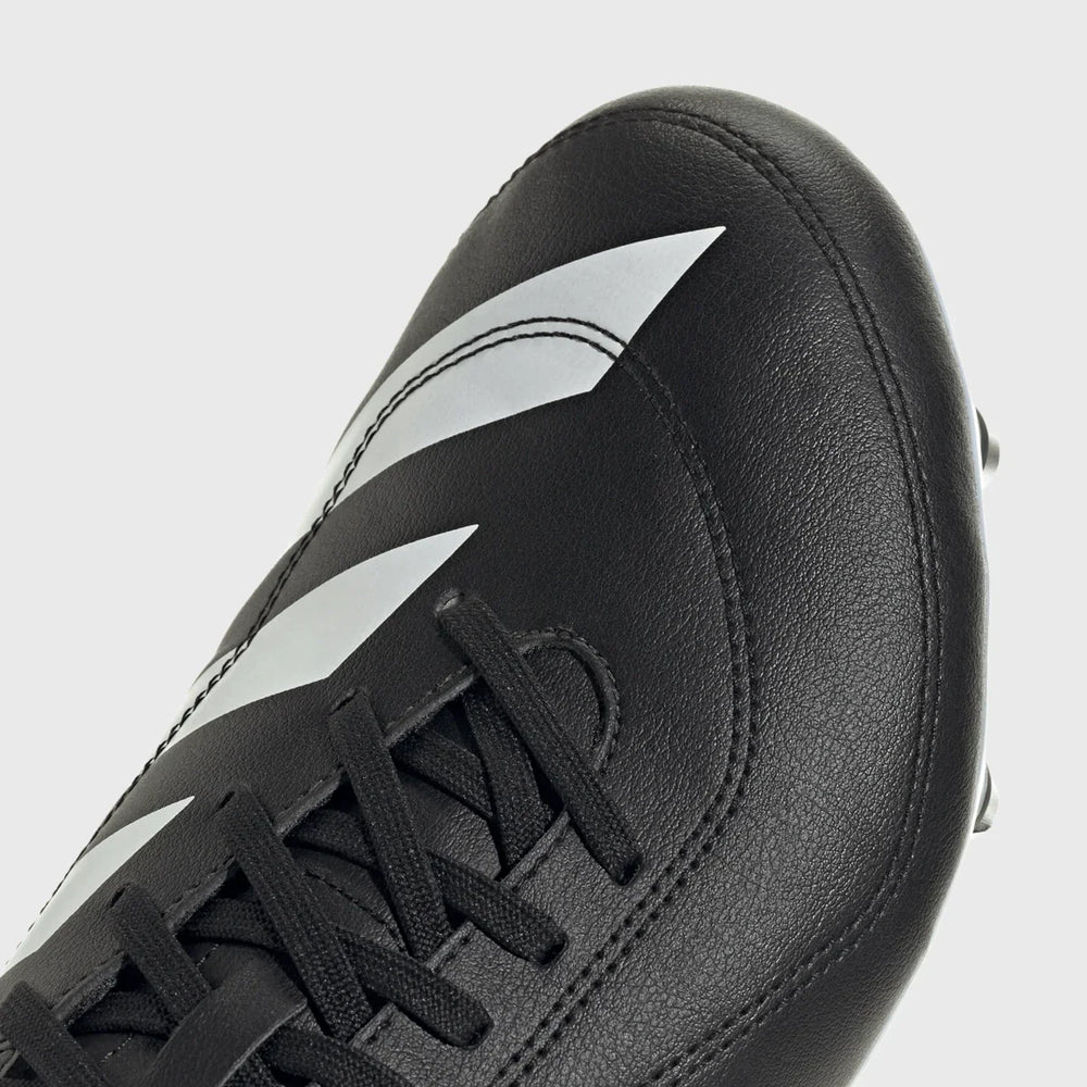 Adidas RS-15 SG Rugby Boots Black/White - Rugbystuff.com