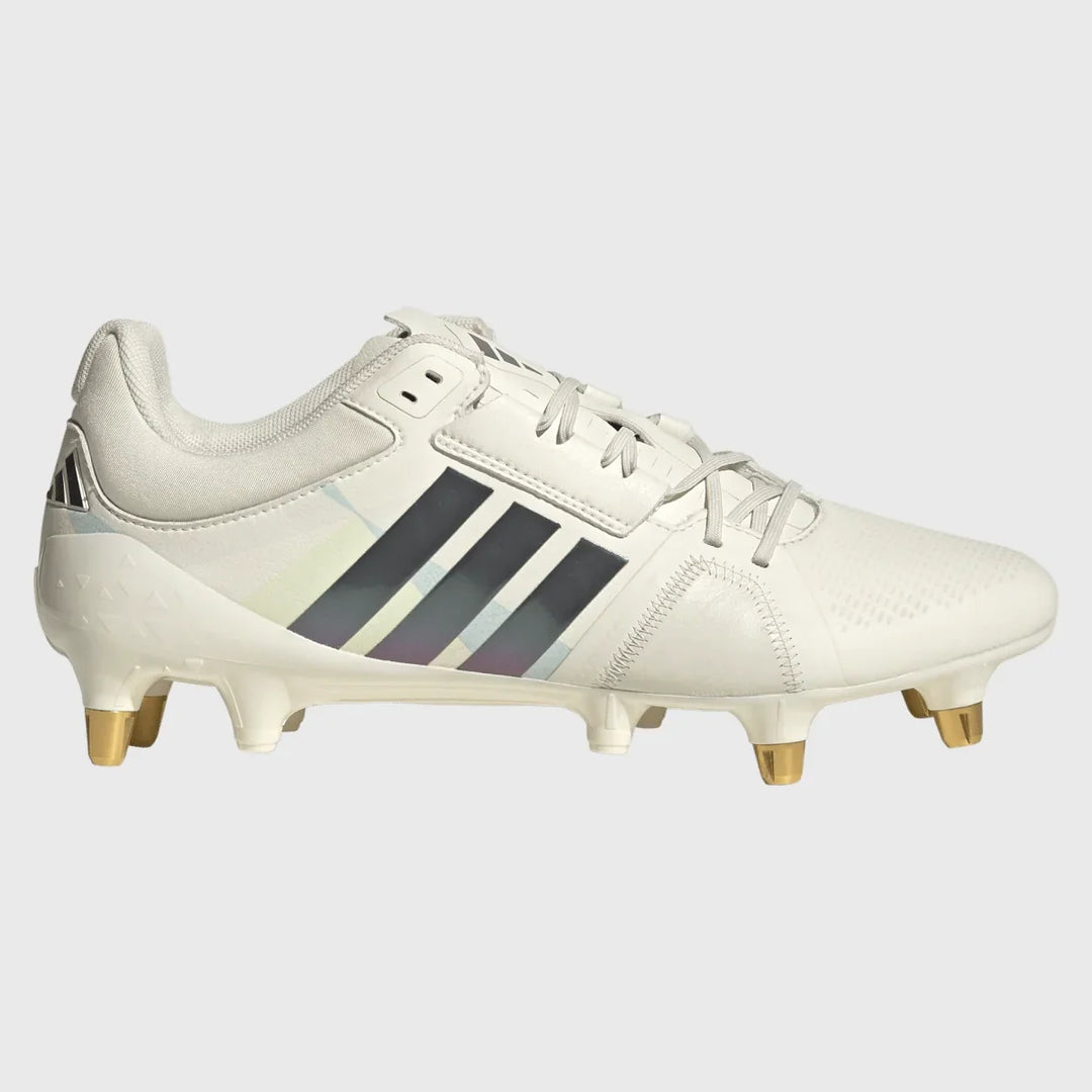 Adidas RS15 Avaglide SG Women's Rugby Boots White - Rugbystuff.com