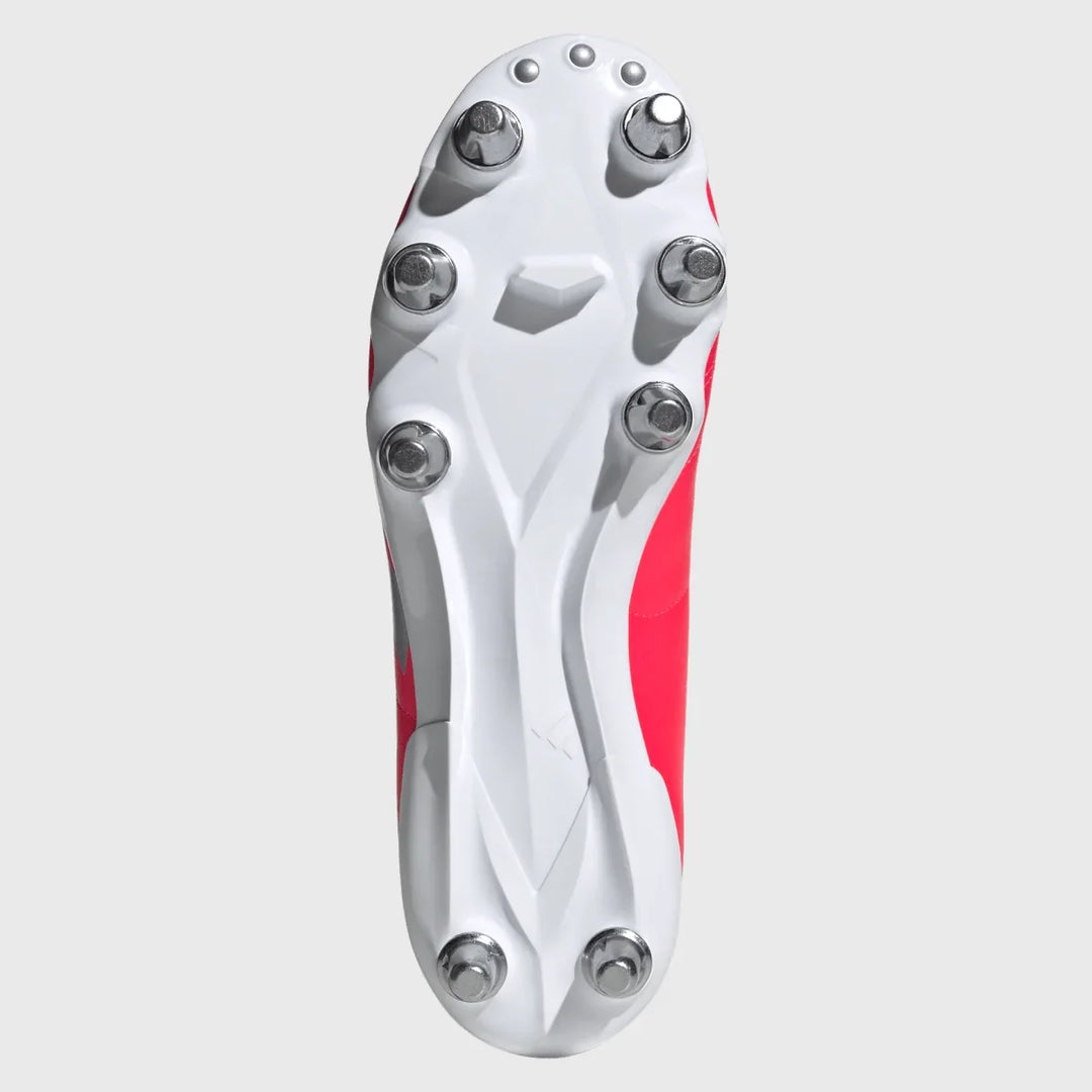 Adidas Kakari SG Rugby Boots Lucid Red - Rugbystuff.com