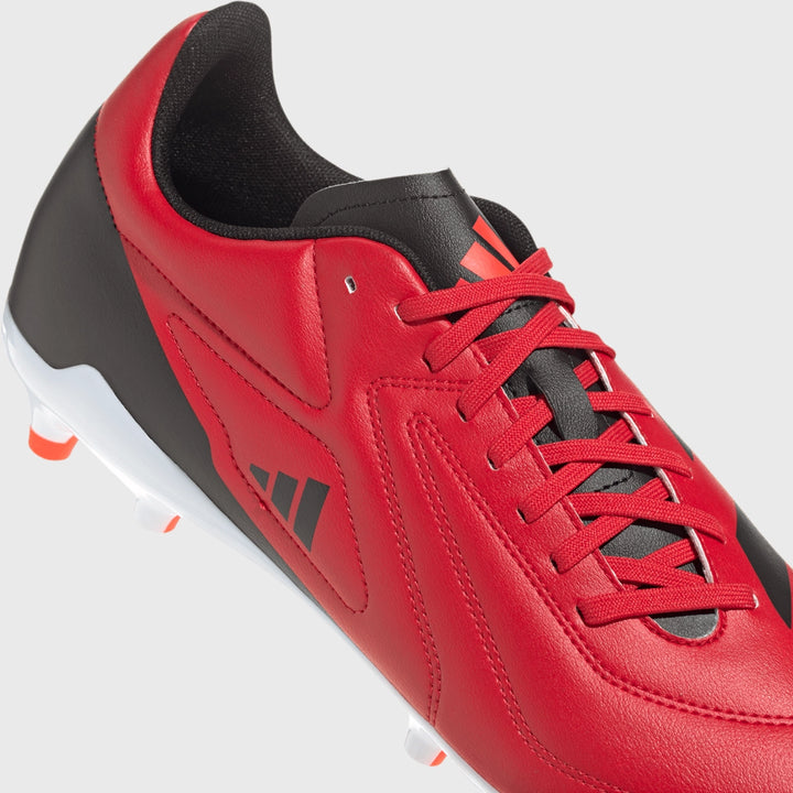 Adidas RS-15 FG Rugby Boots Red/Black - Rugbystuff.com