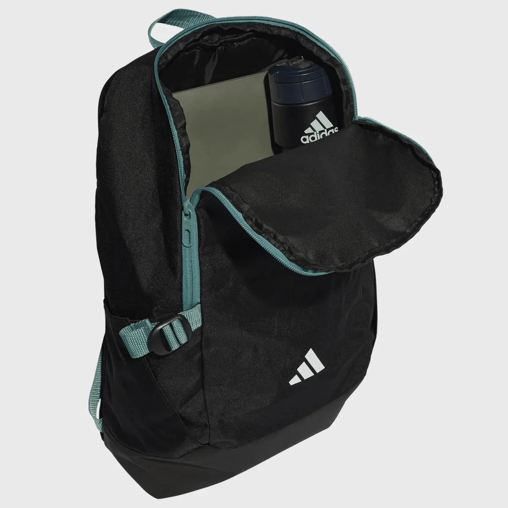 Adidas All Blacks Backpack Black/Pure Teal - Rugbystuff.com