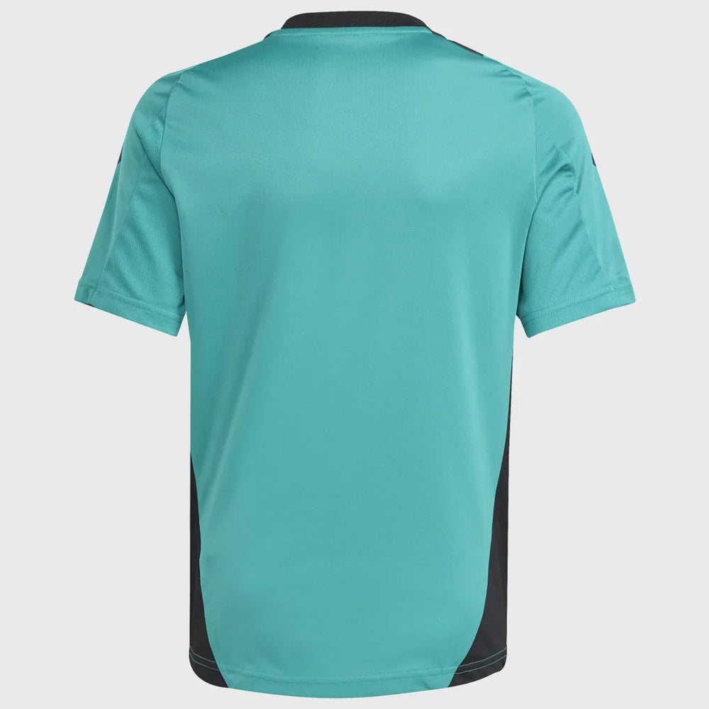 Adidas All Blacks Kid's Performance Tee Pure Teal - Rugbystuff.com