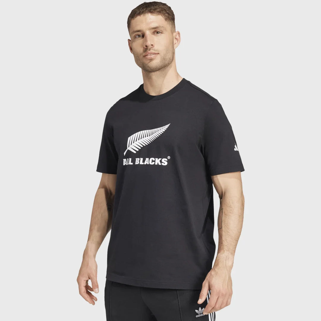 Adidas All Blacks Men's Logo Tee - Rugbystuff.com