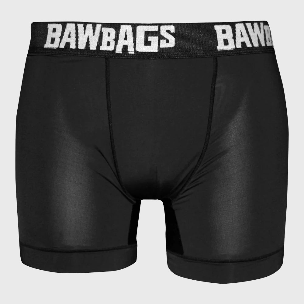 Bawbags Cool De Sacs Boxer Shorts Black - Rugbystuff.com