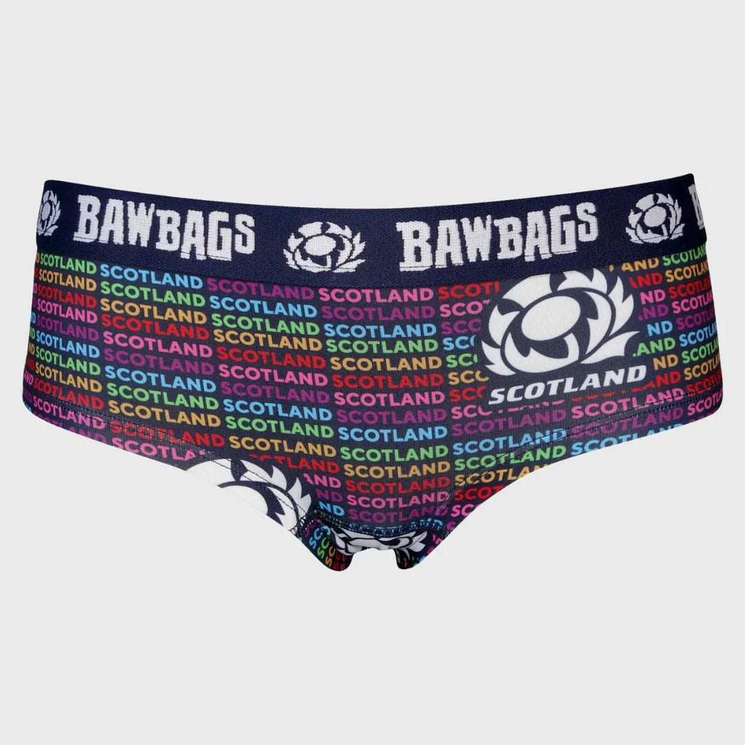 Bawbags Scotland Rugby Women's Cool De Sacs Proud Briefs - Rugbystuff.com