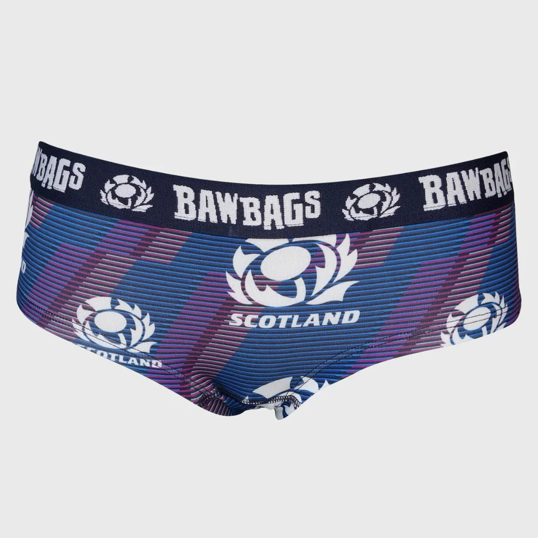 Bawbags Scotland Rugby Girls Cool De Sacs Winger Briefs - Rugbystuff.com