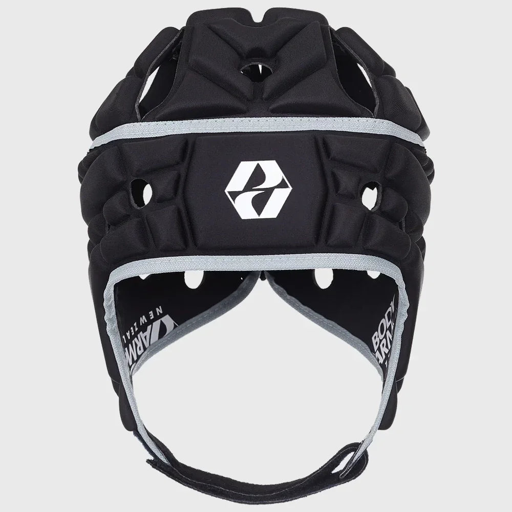 Body Armour Airflow Rugby Headguard Black - Rugbystuff.com