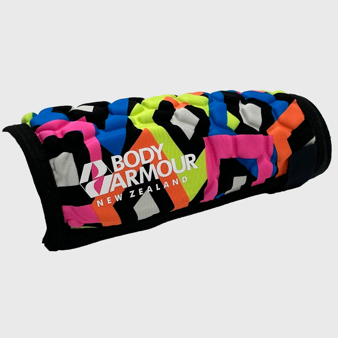 Body Armour Rugby Forearm Protector Neon Allsorts - Rugbystuff.com