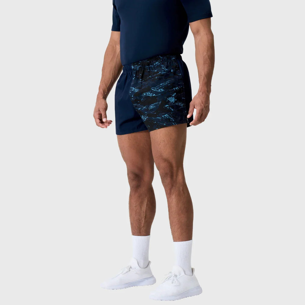 Canterbury Men's Force Harlequin 3" Rugby Drill Shorts Navy Camo - Rugbystuff.com