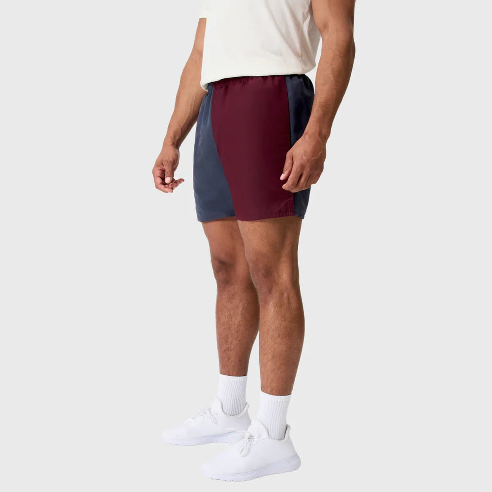 Canterbury Men's Fundamentals Harlequin 3" Shorts Maroon/Fig - Rugbystuff.com