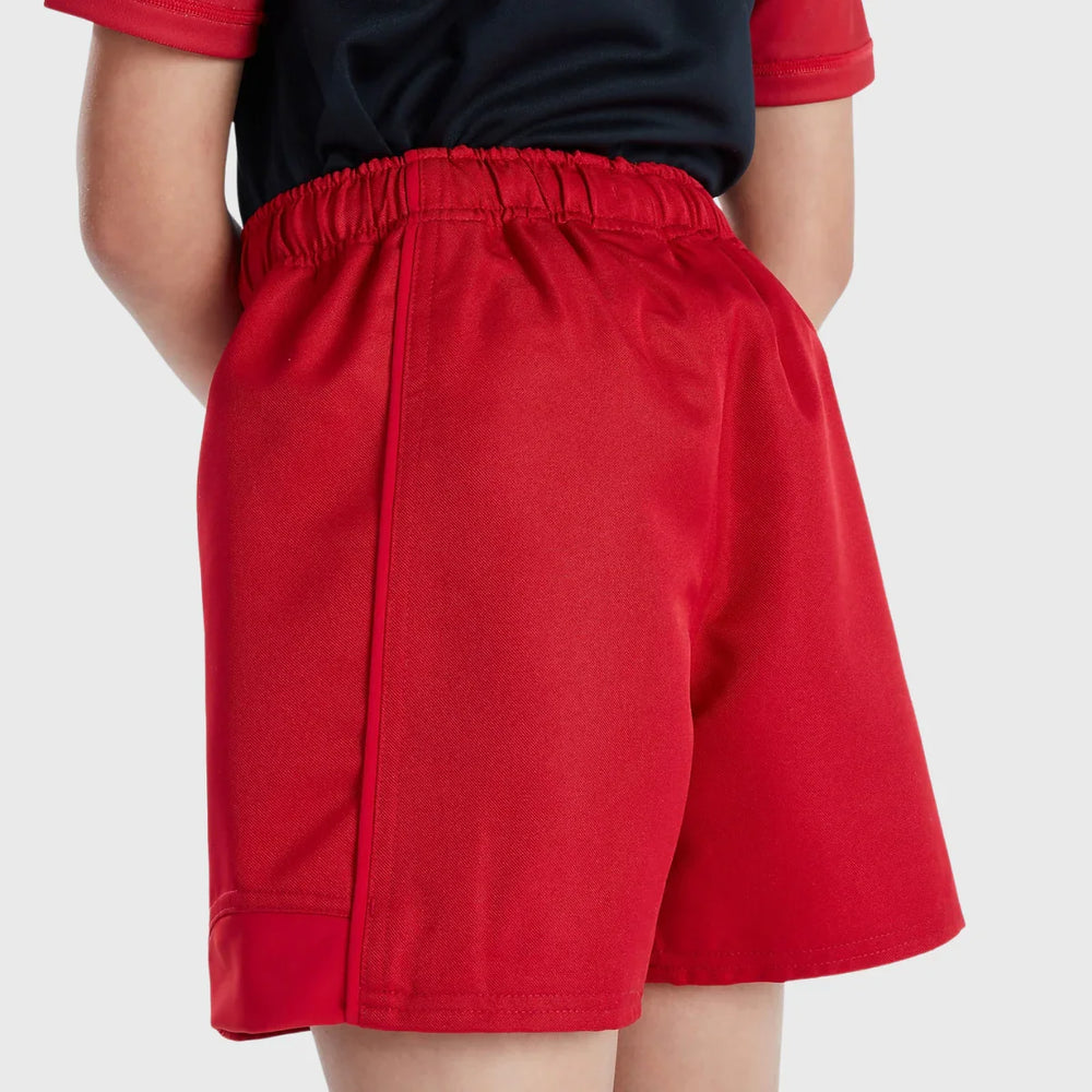 Canterbury Kid's Advantage Rugby Shorts 2.0 Red - Rugbystuff.com