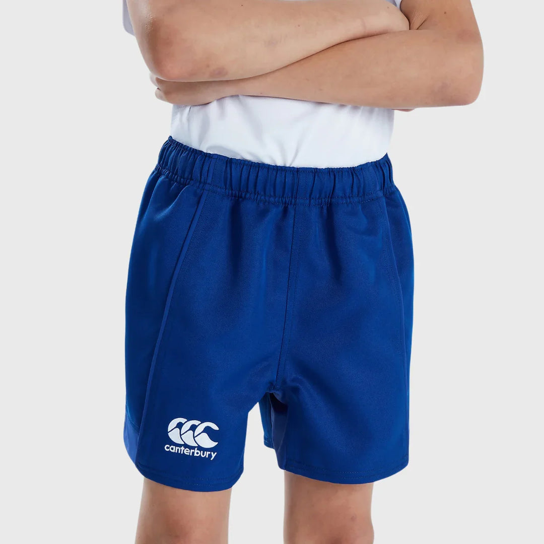 Canterbury Kid's Advantage Rugby Shorts 2.0 Royal - Rugbystuff.com