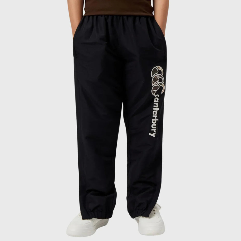 Canterbury Kid's Uglies Cuffed Stadium Pants Black - Rugbystuff.com