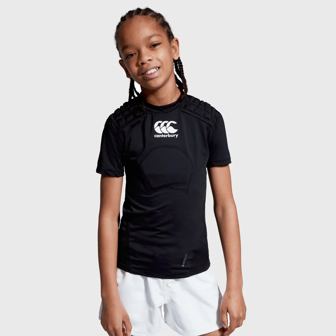 Canterbury Kid's Core Rugby Protection Vest Black - Rugbystuff.com
