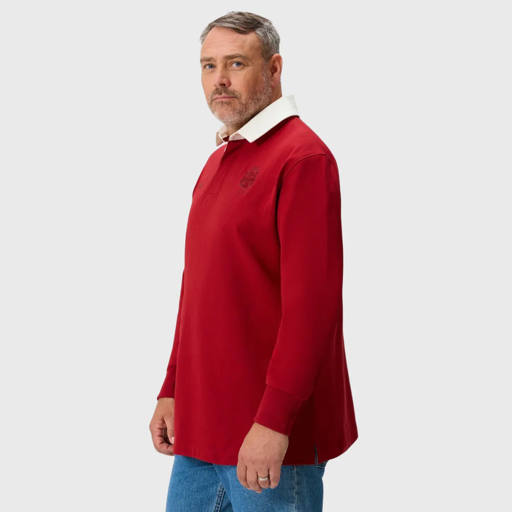 Canterbury British & Irish Lions Classics Long Sleeve Rugby Jersey Red - Rugbystuff.com