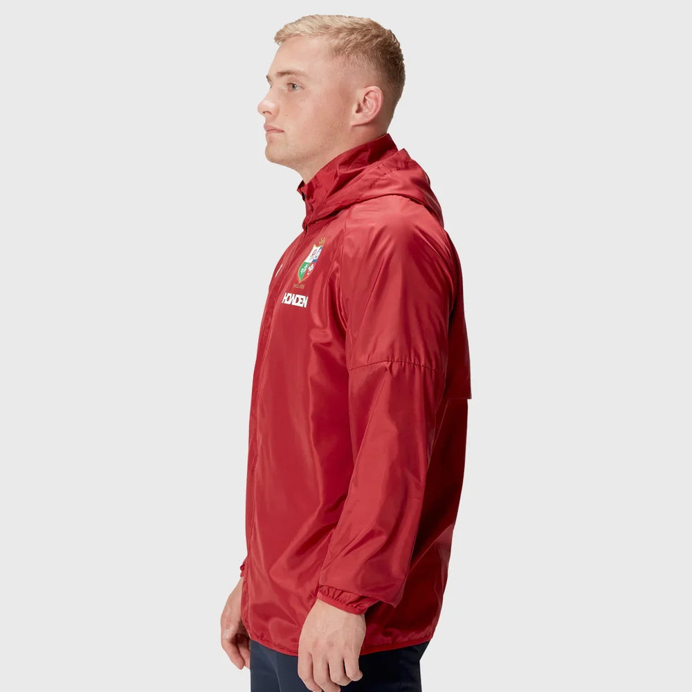 Canterbury British & Irish Lions Men's Rain Jacket Red - Rugbystuff.com