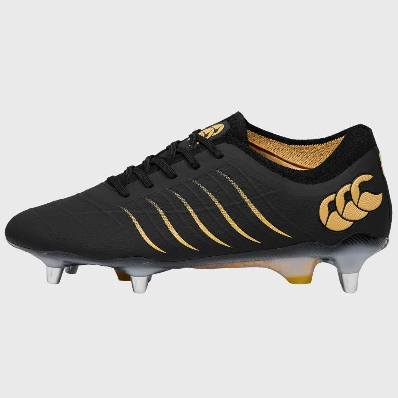Canterbury Phoenix Elite SG Rugby Boots Black/Gold – Rugbystuff.com