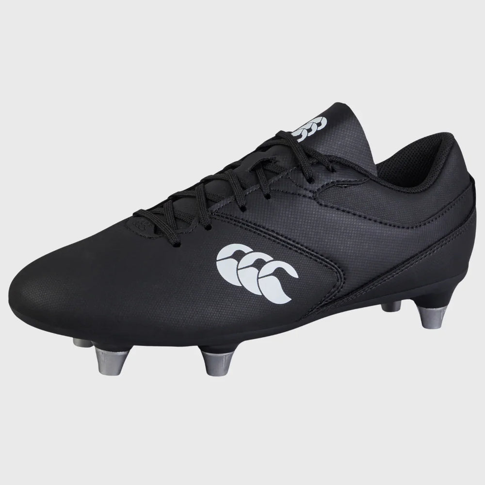 Canterbury Phoenix Raze SG Junior Rugby Boots Black/White - Rugbystuff.com