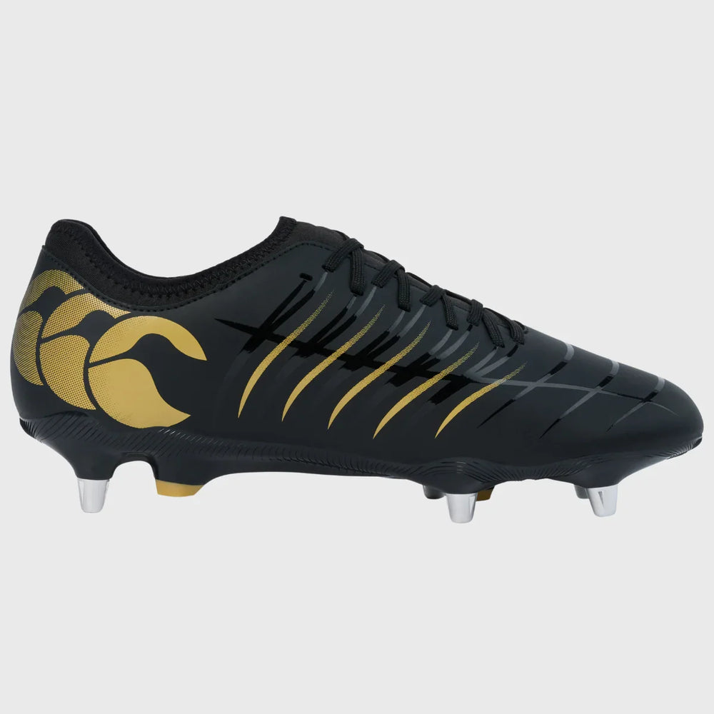 Canterbury Phoenix Team SG Rugby Boots Black/Gold - Rugbystuff.com