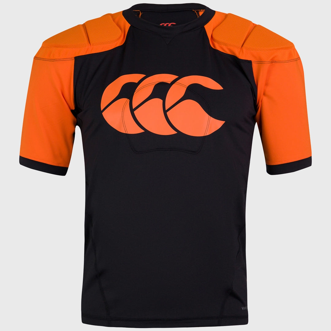 Canterbury Vapodri Raze Rugby Protection Vest Black/Orange - Rugbystuff.com
