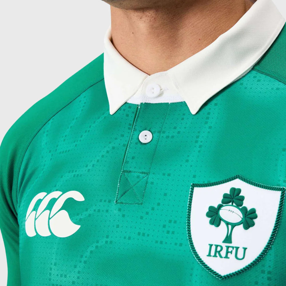 Canterbury Ireland Home Pro Rugby Shirt 2025/26 - Rugbystuff.com