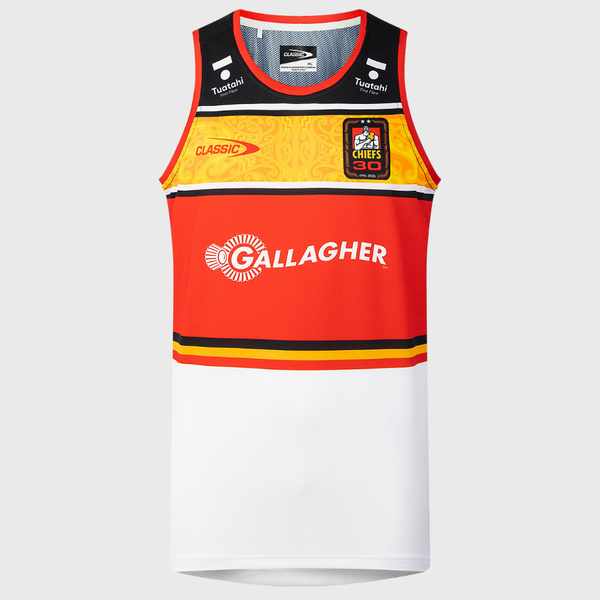 Classic Chiefs Super Rugby Training Singlet White 2026