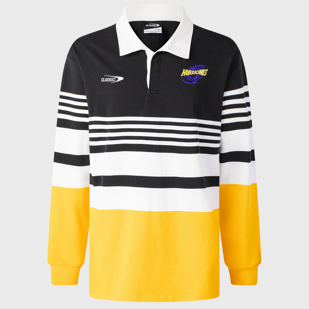 トップス cog the big smoke MEGA RUGBY JERSEY Classic Hurricanes Long Sleeve Knit Rugby Jersey 2026 – Rugbystuff.com