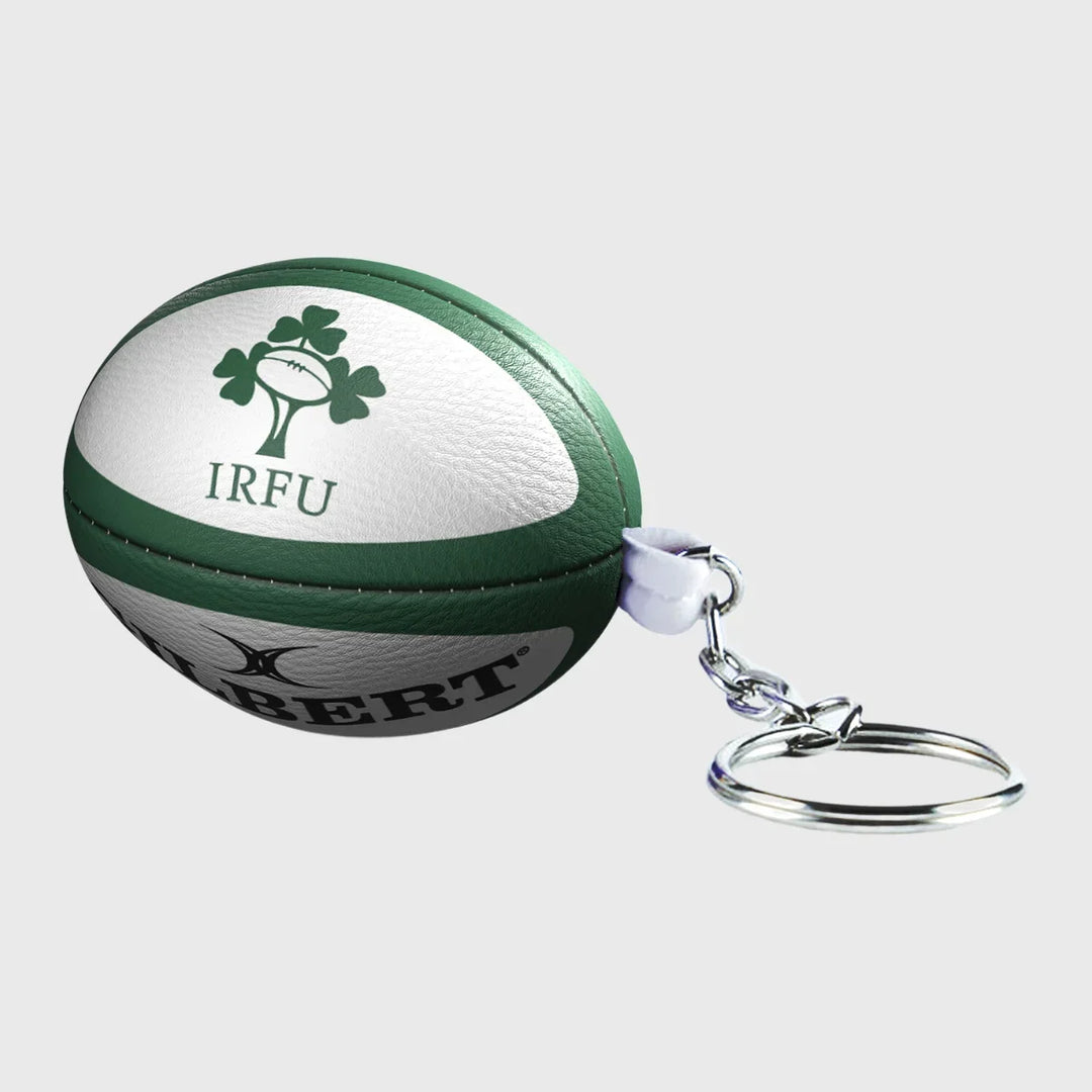 Gilbert Ireland Replica Rugby Ball Keyring - Rugbystuff.com