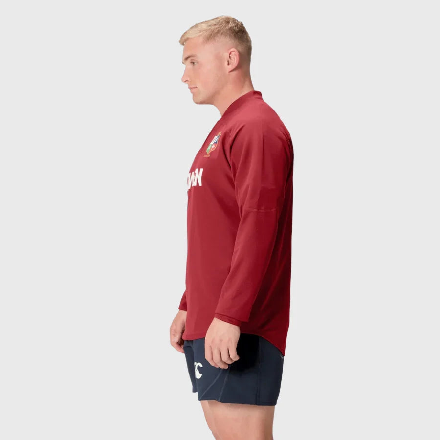 Canterbury British & Irish Lions Men's Drill Top Red - Rugbystuff.com