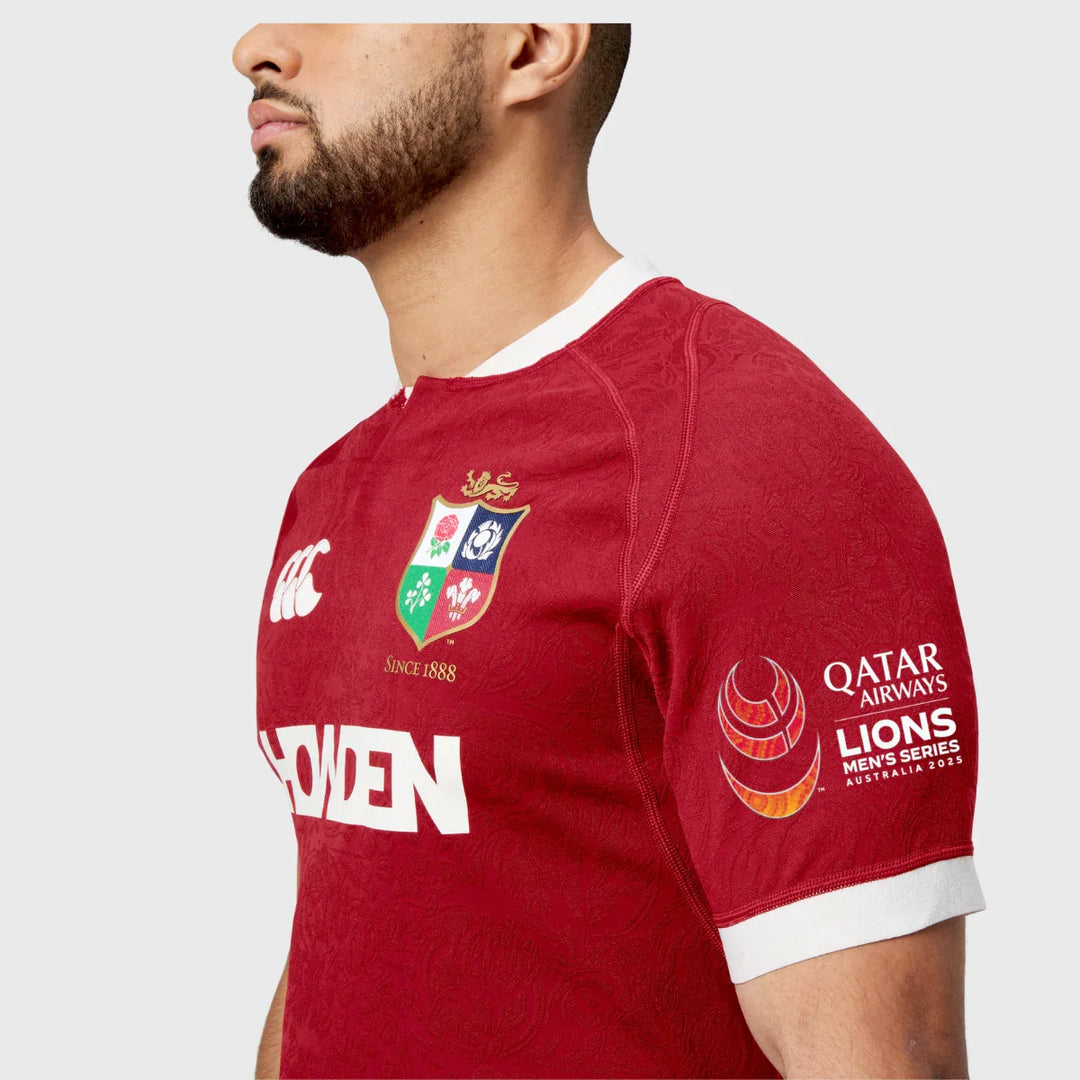 Canterbury British & Irish Lions AU 2025 Player's Test Rugby Shirt - Rugbystuff.com