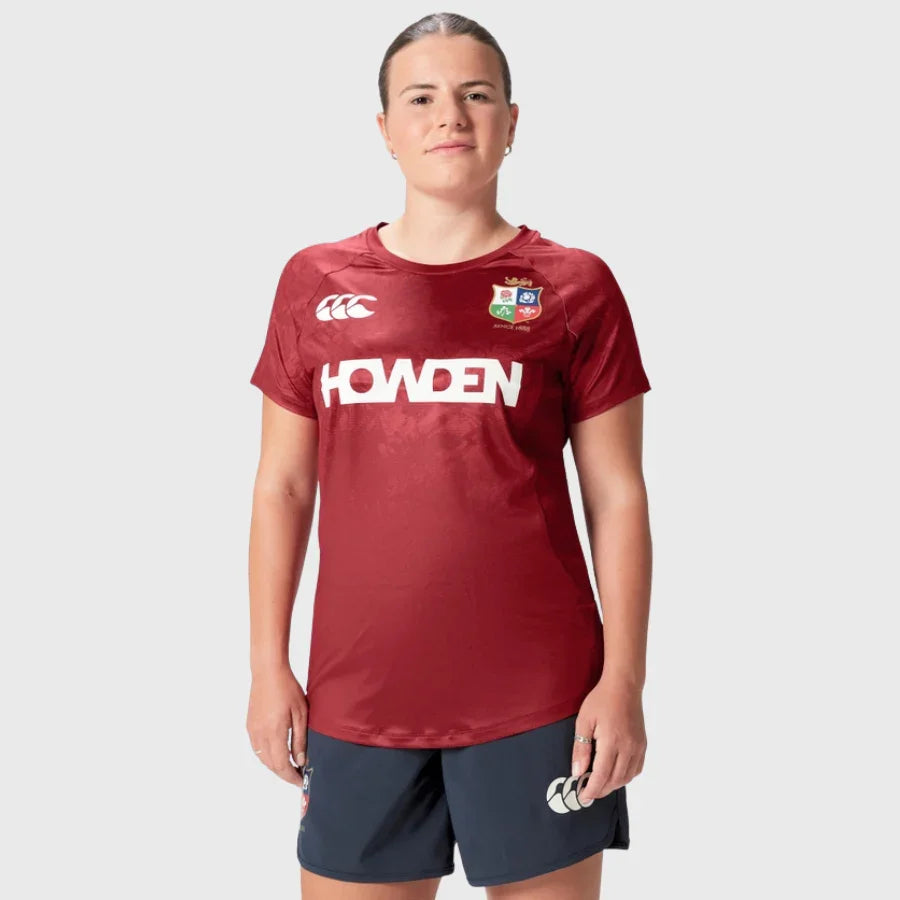 Canterbury British & Irish Lions Women's Superlight Tee Red - Rugbystuff.com