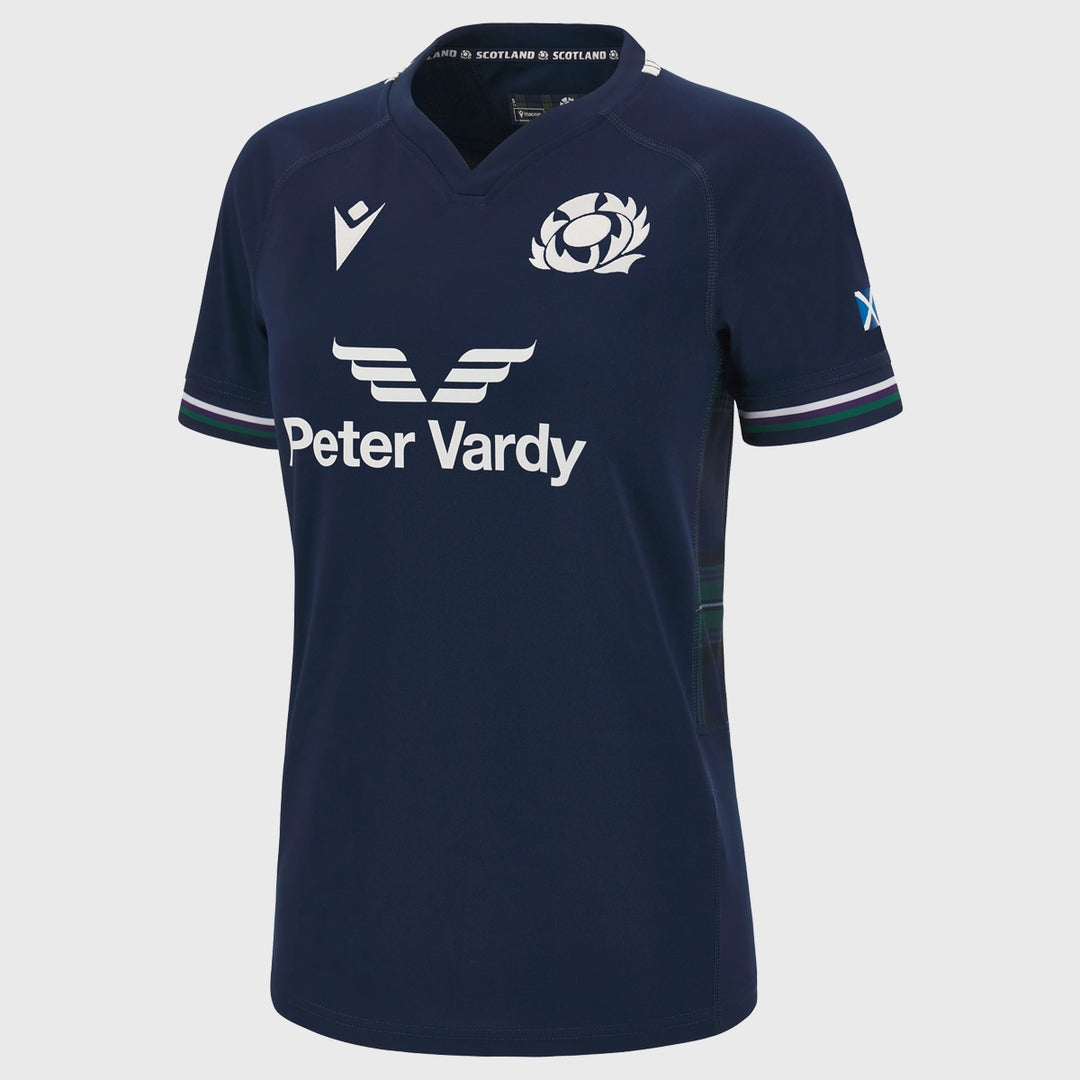 Macron Scotland Women's Home Replica Rugby Shirt 2023/24 - Rugbystuff.com