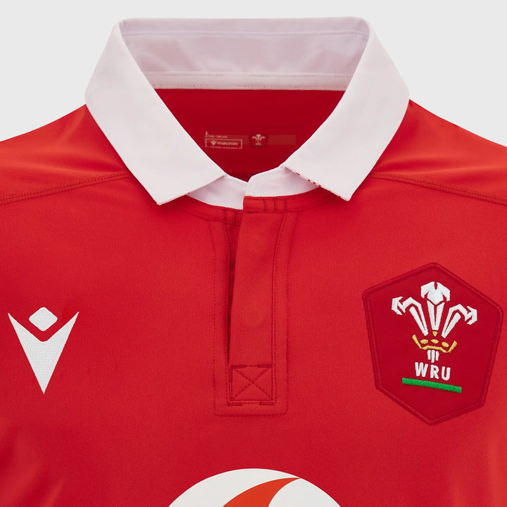 Macron Wales Men's Home Replica Rugby Shirt 2023/24 - Rugbystuff.com