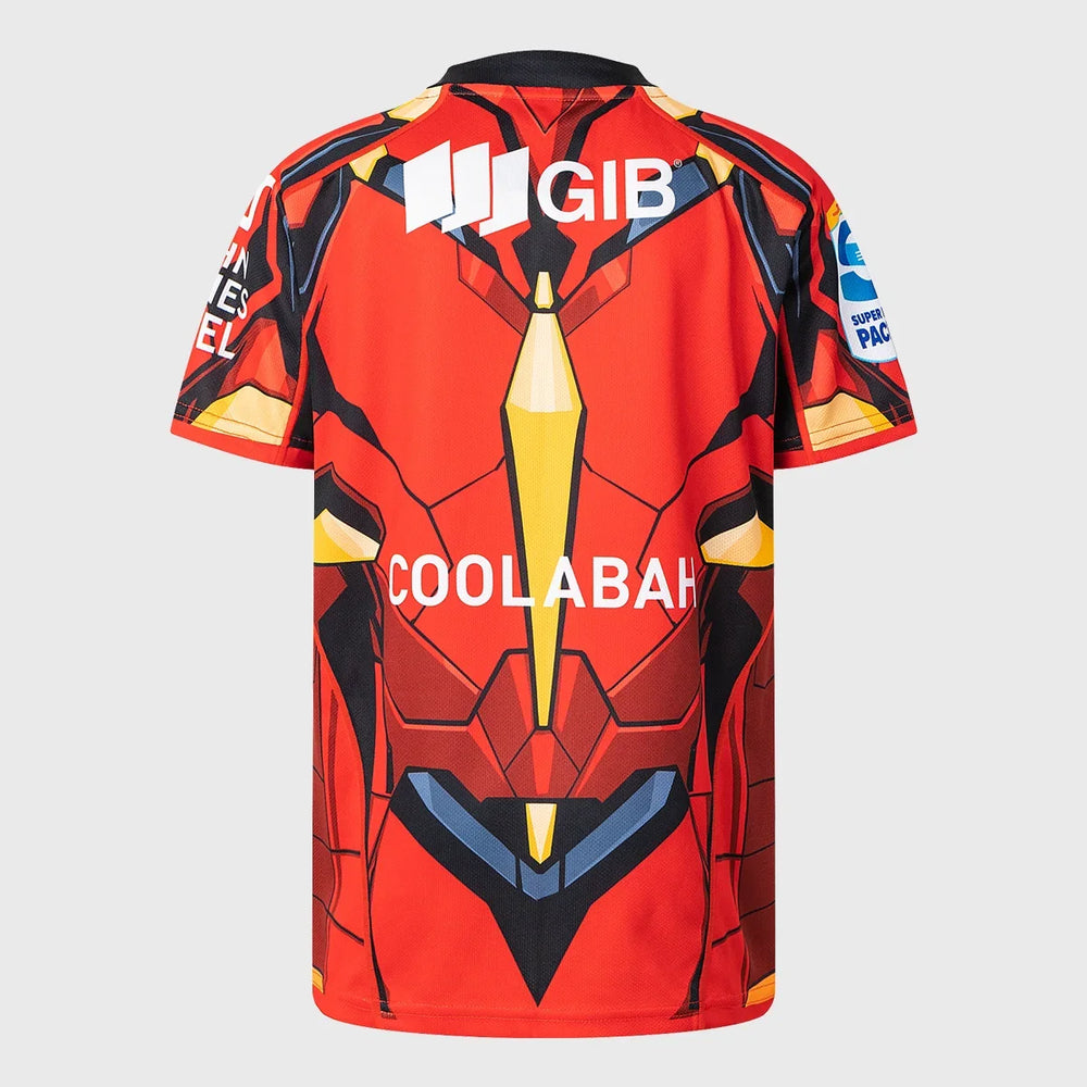 Classic Crusaders Iron Man Kid's Replica Rugby Shirt - Rugbystuff.com
